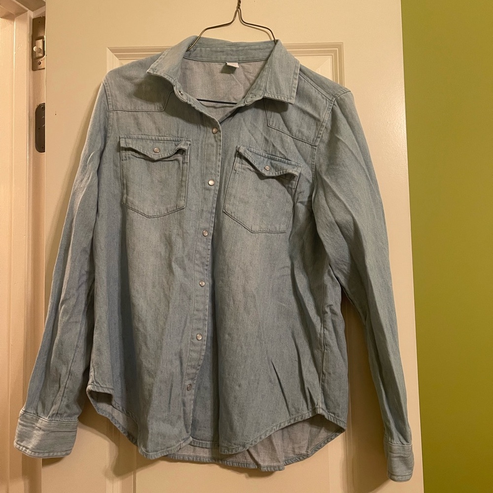 Old Navy Jean Shirt